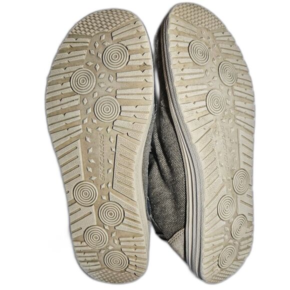 Skechers Melson-Raymon Canvas Slip-on Moccasin Casual Comfort Shoes Taupe sz 9.5 - Picture 5 of 6